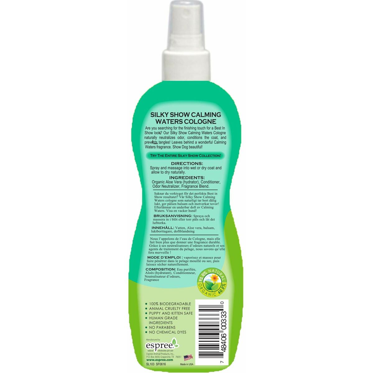 Mark & Chappell Parfum Pour Animaux Domestiques Mark & Chappell 1 L