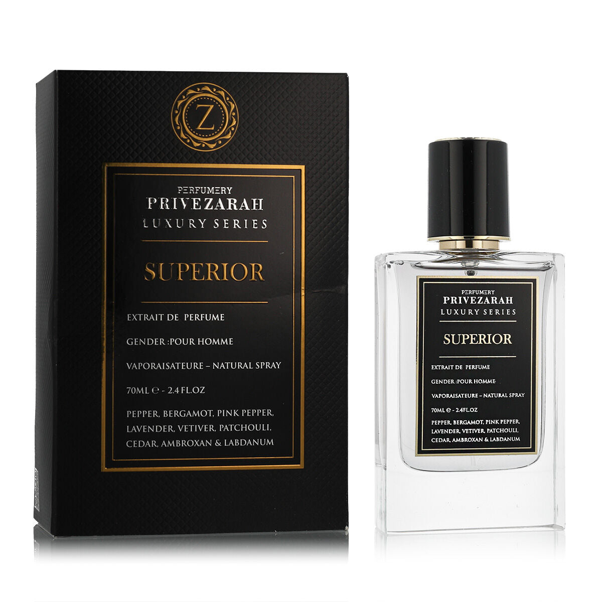 Prive Zarah Parfum Homme Prive Zarah Superior 70 Ml