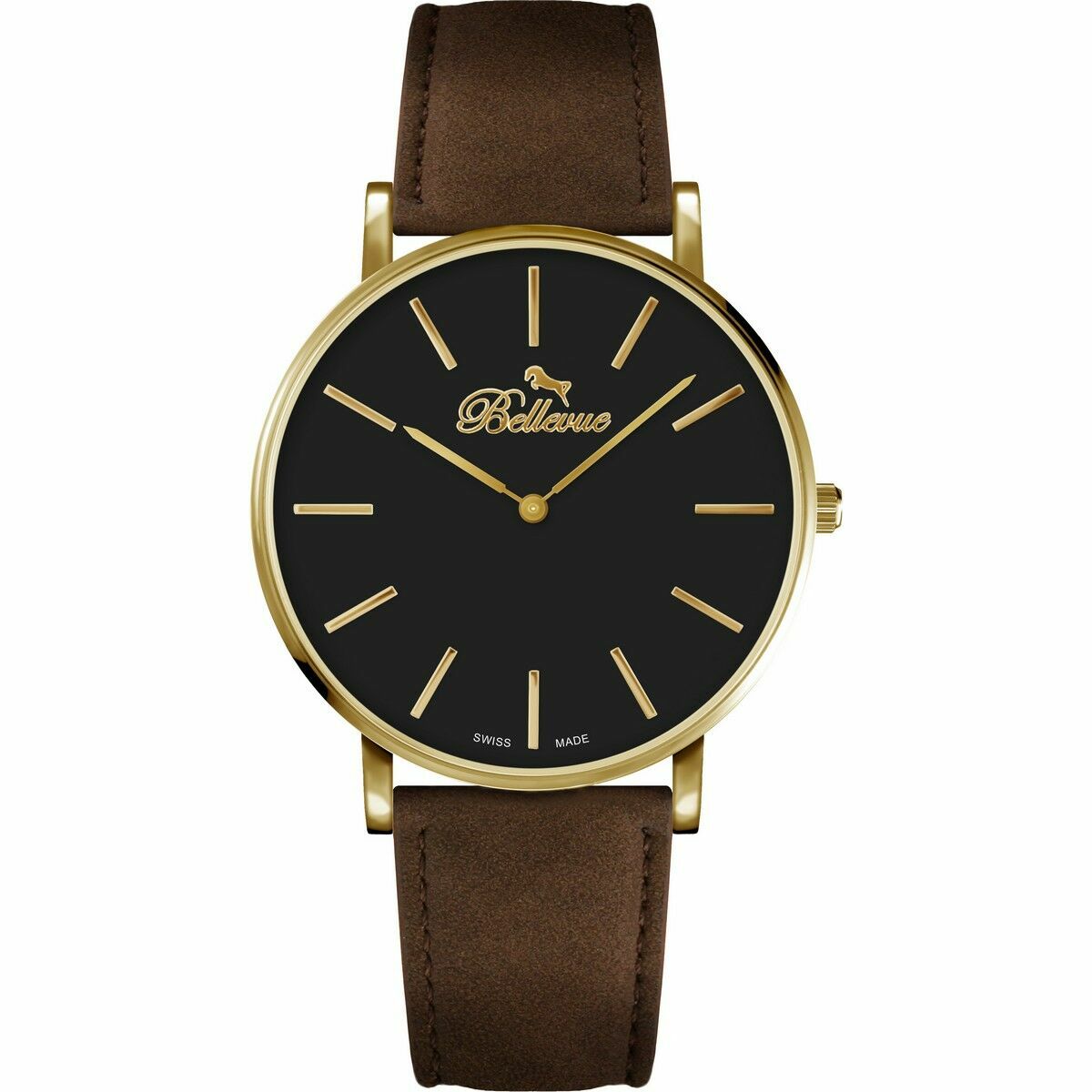 Bellevue Montre Homme Bellevue 105267900000 Noir (Ø 40 Mm)