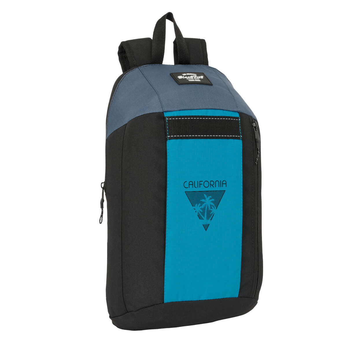 Blackfit8 Sac À Dos Casual Blackfit8 California Bleu Noir 22 X 39 X 10 Cm