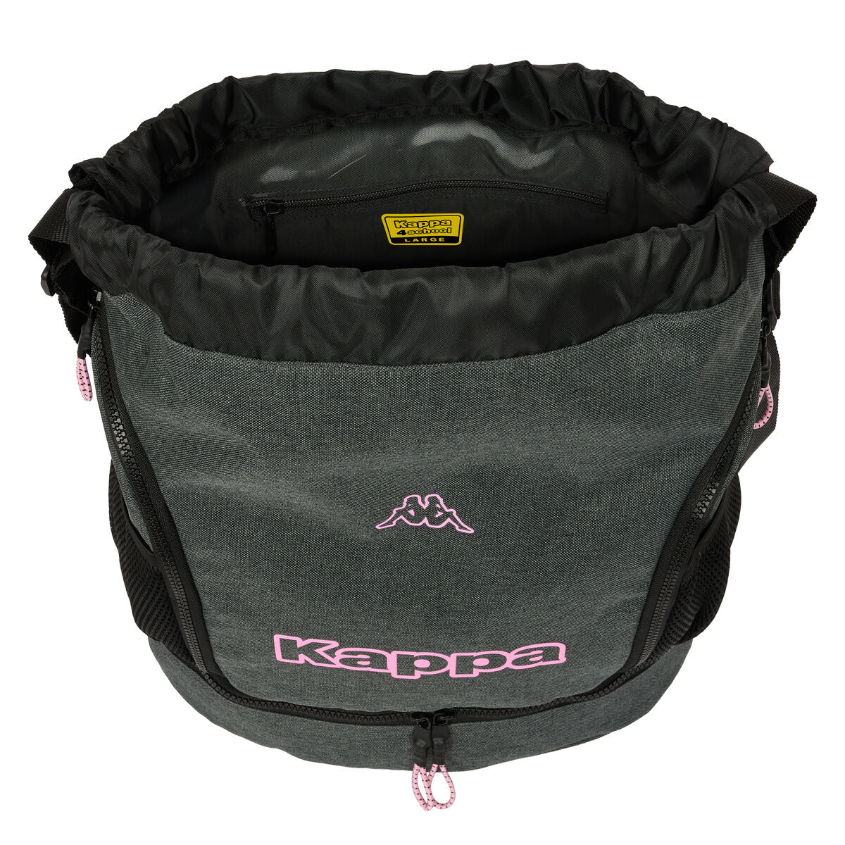 Kappa Sac À Dos Enfant Kappa Silver Pink Gris 35 X 40 X 1 Cm