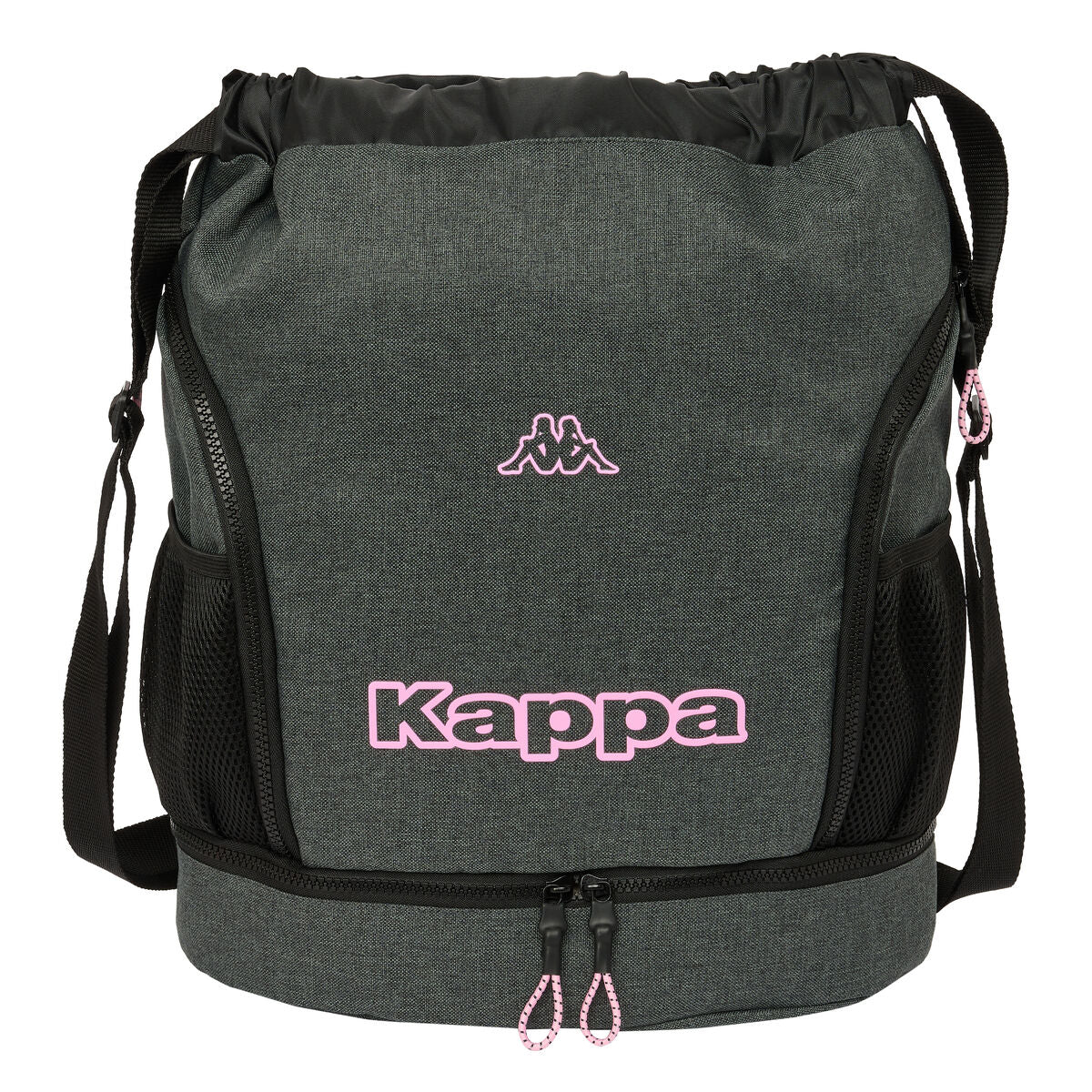 Kappa Sac À Dos Enfant Kappa Silver Pink Gris 35 X 40 X 1 Cm