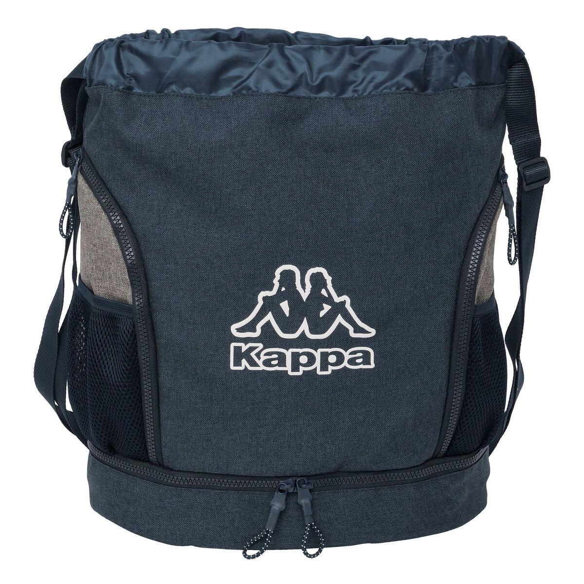 Kappa Sac À Dos Enfant Kappa Dark Navy Gris Blue Marine 35 X 40 X 1 Cm