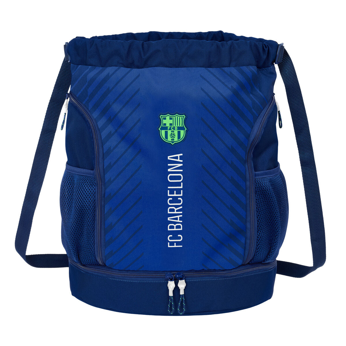 F.c. Barcelona Sac À Dos Serré Par Des Ficelles F.c. Barcelona Blue Marine 35 X 40 X 1 Cm