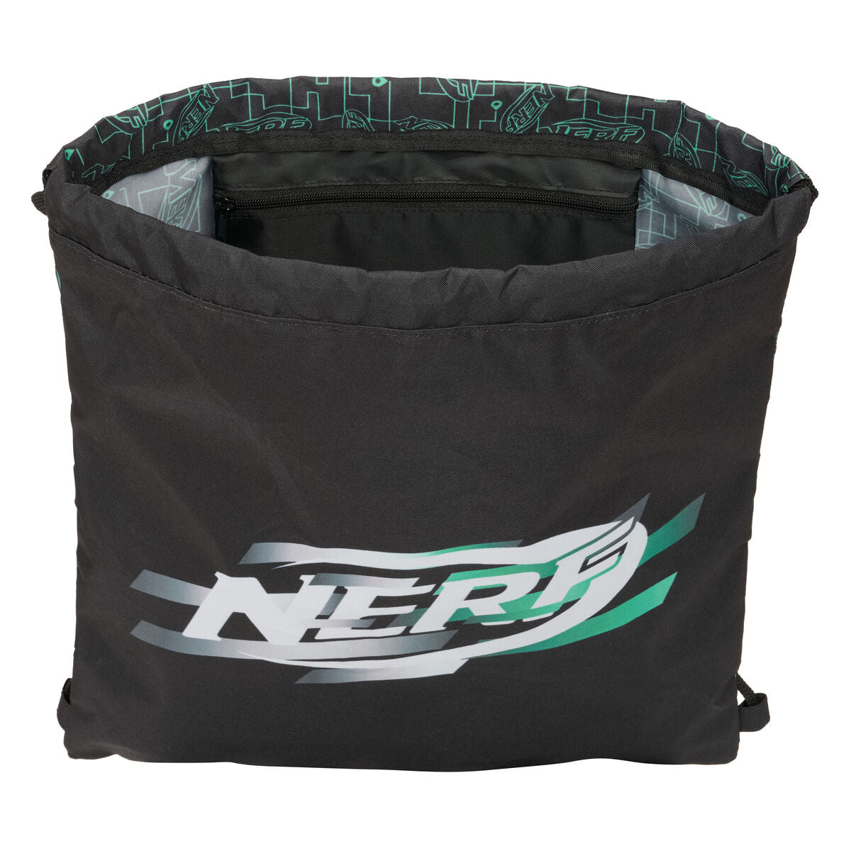 Nerf Sac À Dos Serré Par Des Ficelles Nerf Game Noir 35 X 40 X 1 Cm
