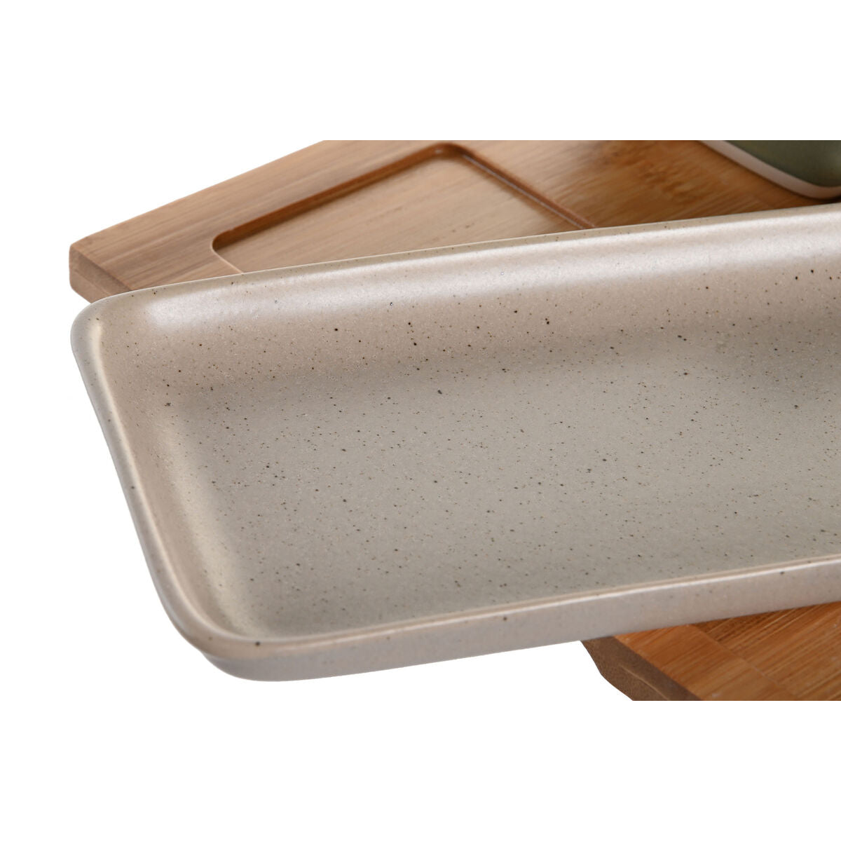 Dkd Home Decor Ensemble À Apértif Dkd Home Decor 24 X 23,5 X 1,5 Cm Porcelaine Multicouleur Bambou 6 Pièces Scandinave