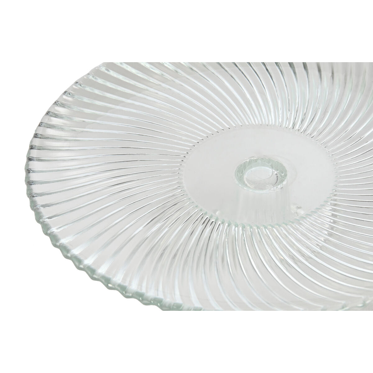 Home Esprit Assiette Plate Home Esprit Transparent Verre 26 X 26 X 8 Cm
