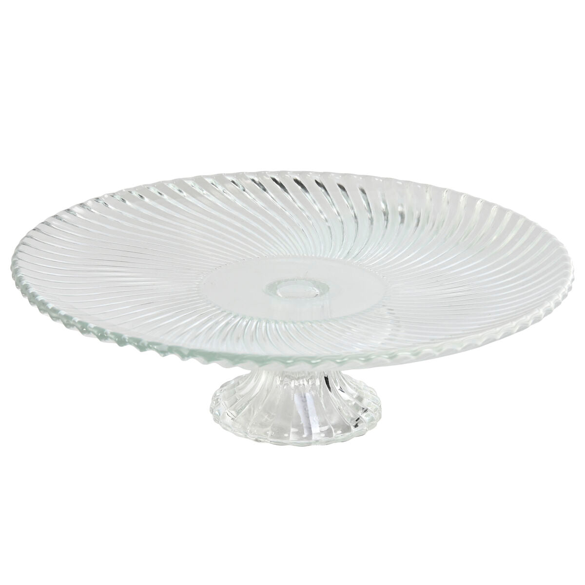 Home Esprit Assiette Plate Home Esprit Transparent Verre 26 X 26 X 8 Cm
