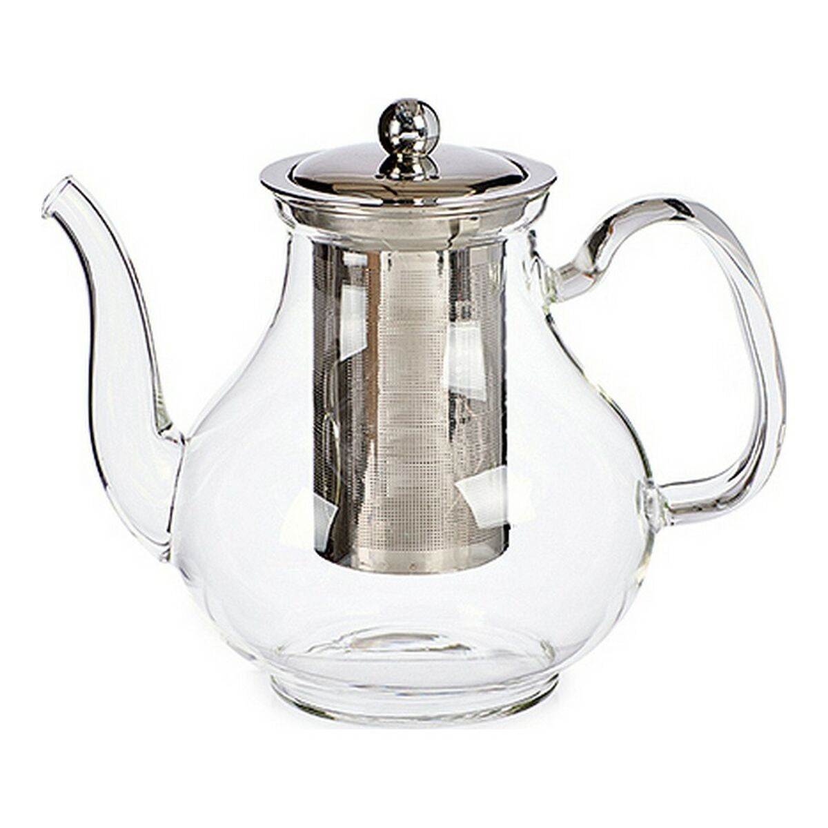 Vivalto Théière Vivalto Classic Transparent Verre Acier 1,1 L