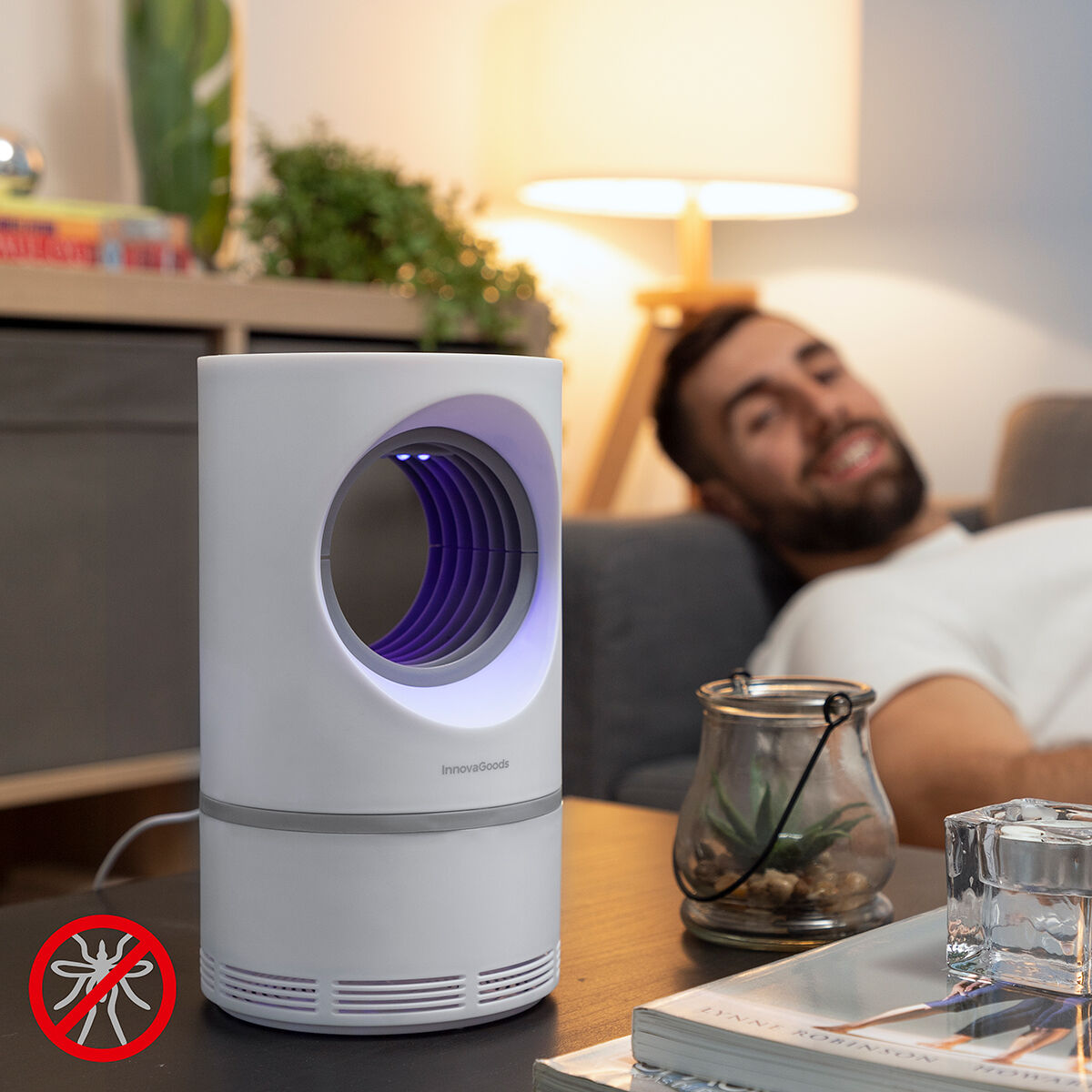Innovagoods Lampe Anti-Moustiques À Aspiration Kl Virvel Innovagoods