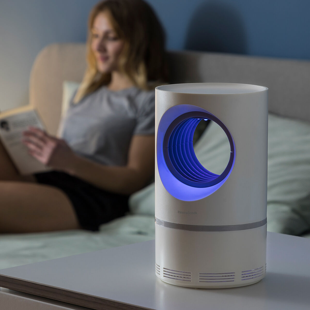 Innovagoods Lampe Anti-Moustiques À Aspiration Kl Virvel Innovagoods