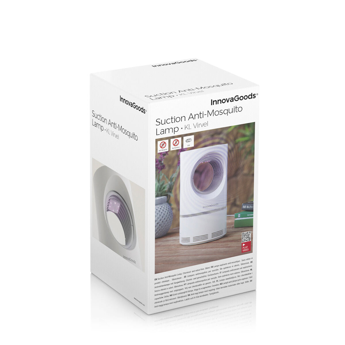 Innovagoods Lampe Anti-Moustiques À Aspiration Kl Virvel Innovagoods