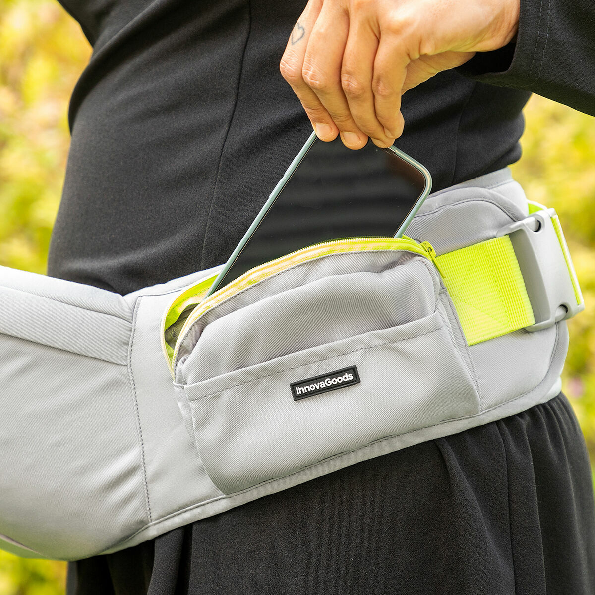 Innovagoods Ceinture Porte-Bébé Évolutive Avec Poches Seccaby Innovagoods