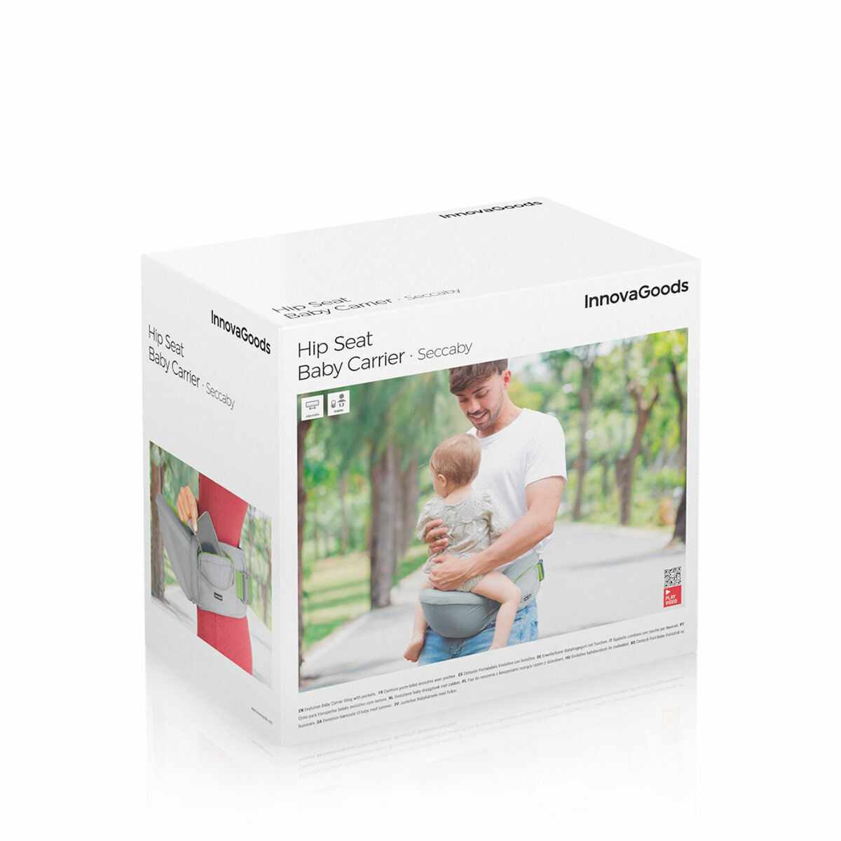 Innovagoods Ceinture Porte-Bébé Évolutive Avec Poches Seccaby Innovagoods