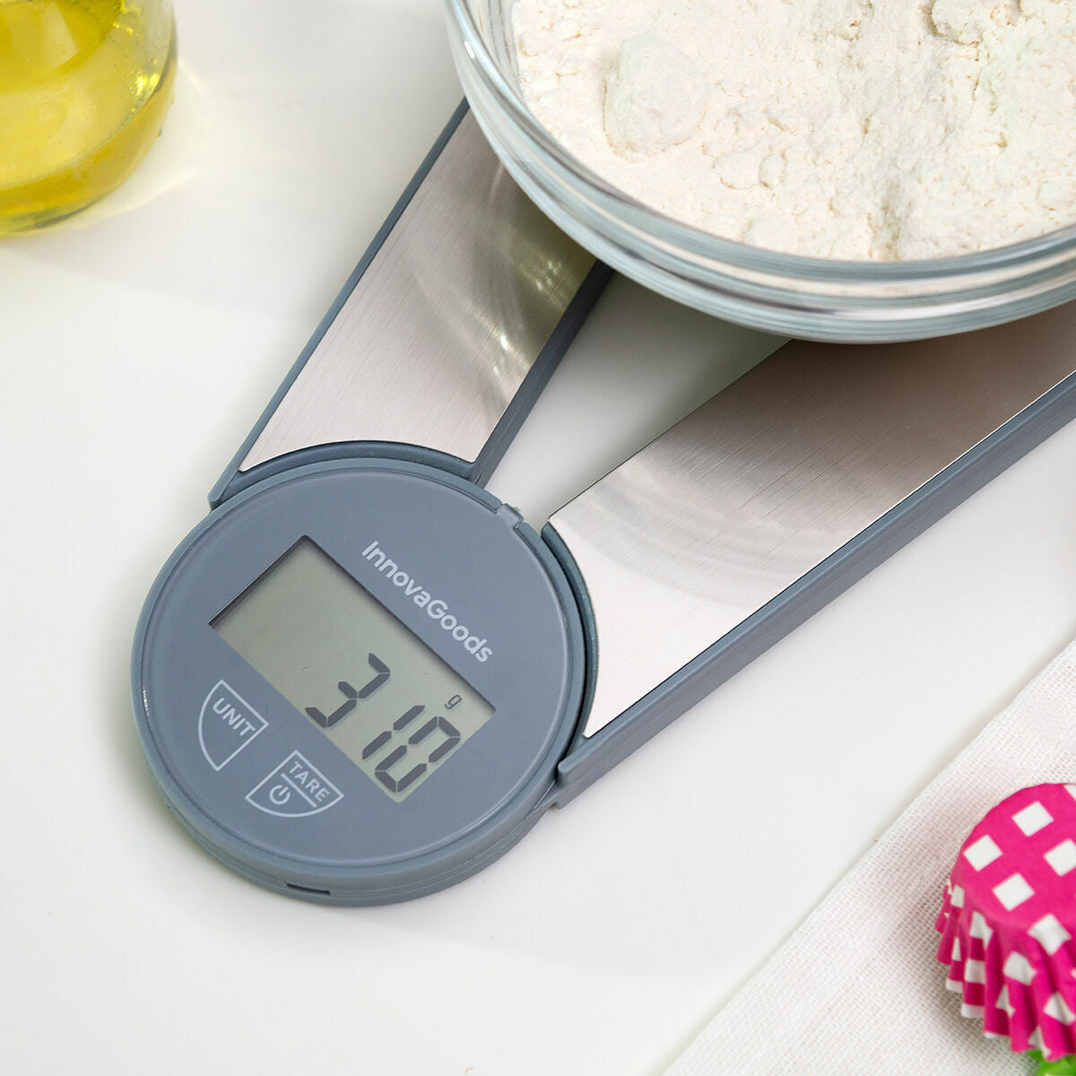 Innovagoods Balance De Cuisine Numérique Pliable Skolden Innovagoods