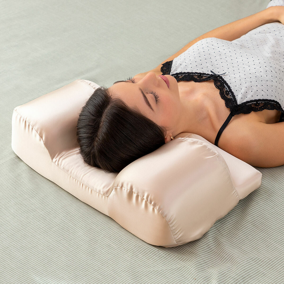 Innovagoods Oreiller Cervical Anti-Rides Avec Housse En Satin Youthlow Innovagoods