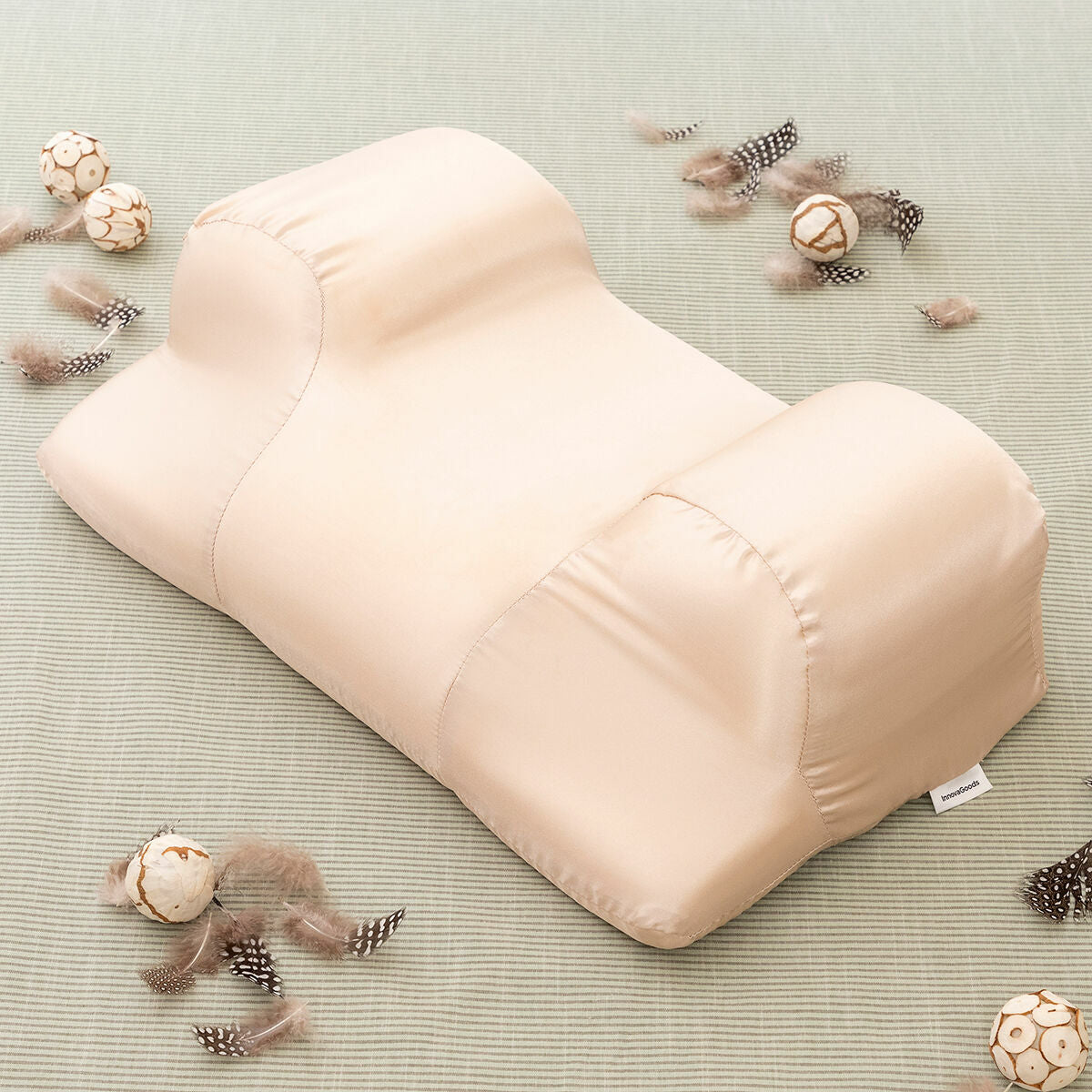 Innovagoods Oreiller Cervical Anti-Rides Avec Housse En Satin Youthlow Innovagoods