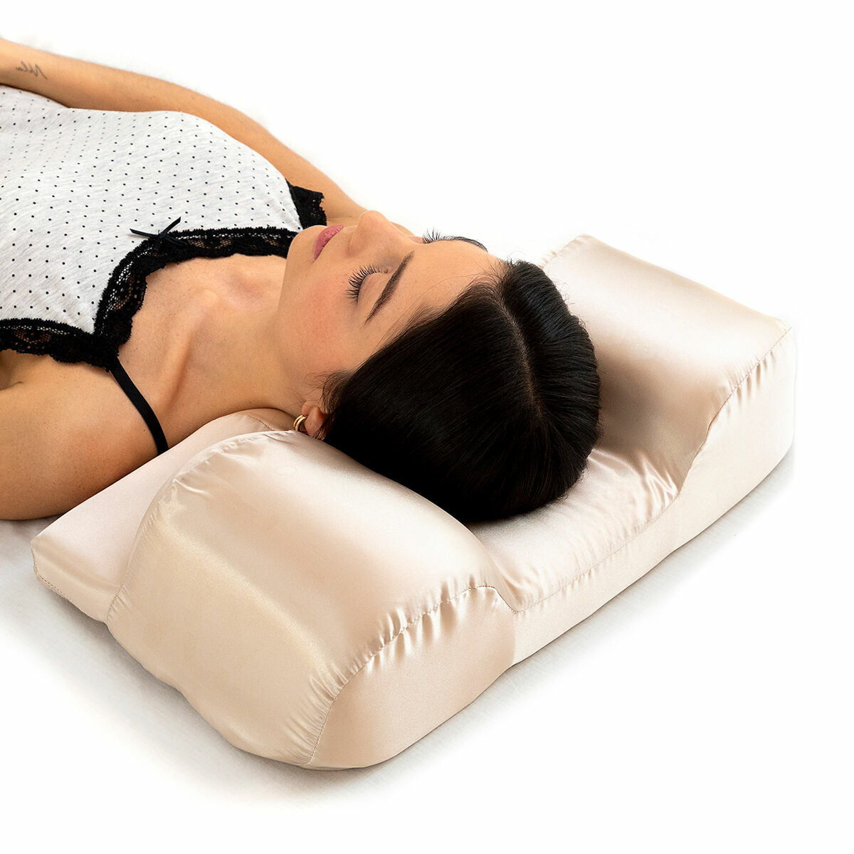 Innovagoods Oreiller Cervical Anti-Rides Avec Housse En Satin Youthlow Innovagoods