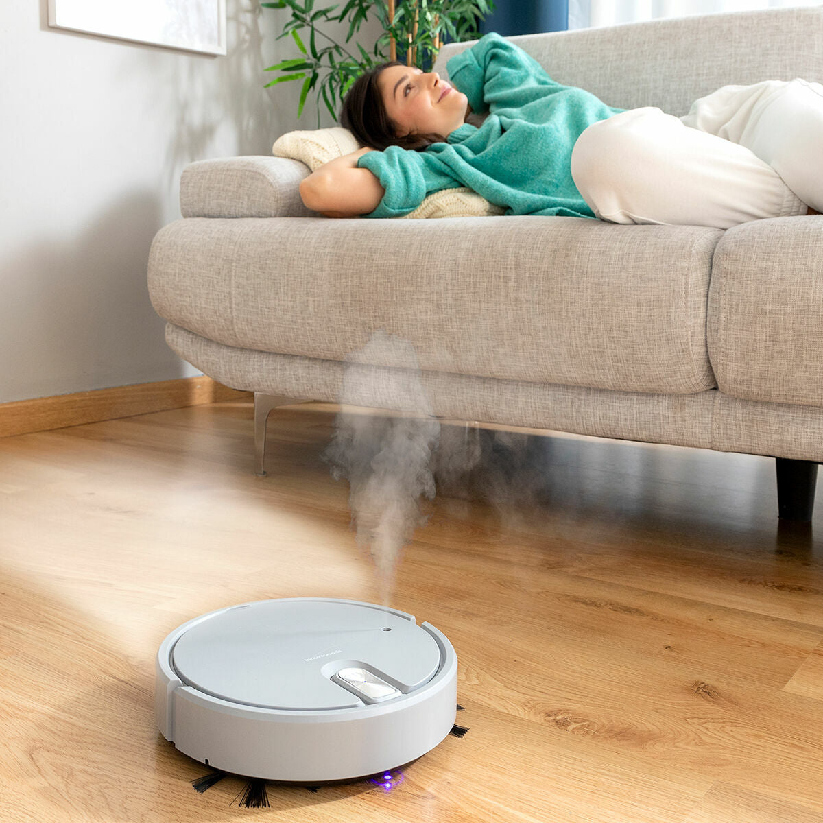 Innovagoods Robot Aspirateur Rechargeable Multifonction 5 En 1 Varob Innovagoods