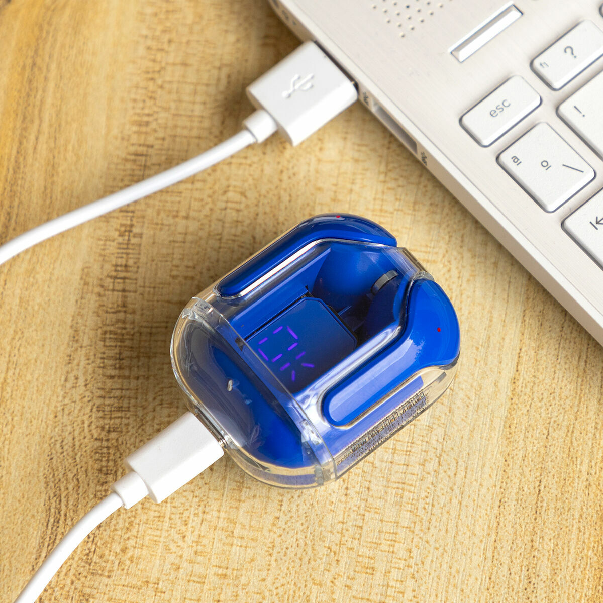 Innovagoods Écouteurs Sans Fil Avec Étui De Charge Blue Innovagoods
