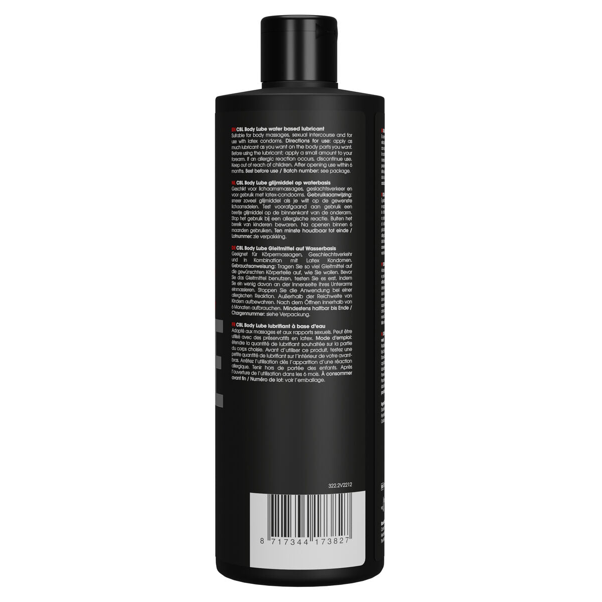 Cobeco Lubrifiant Pour Le Corps À Base D'eau 500 Ml Cobeco Body Lube 500 Ml