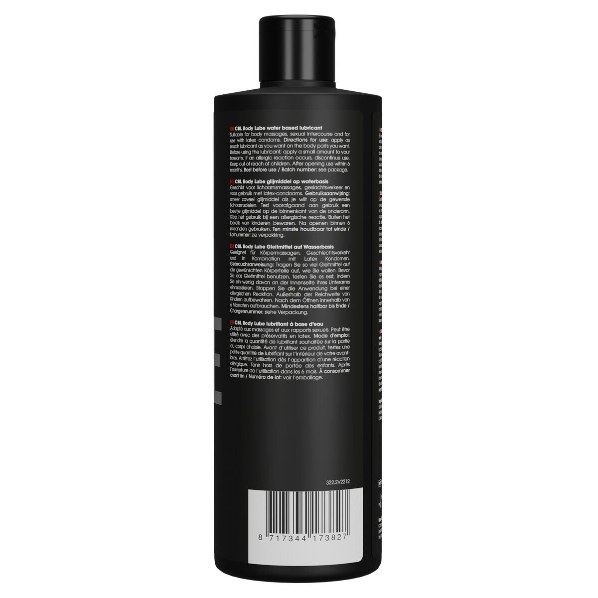 Cobeco Lubrifiant Pour Le Corps À Base D'eau 500 Ml Cobeco Body Lube 500 Ml