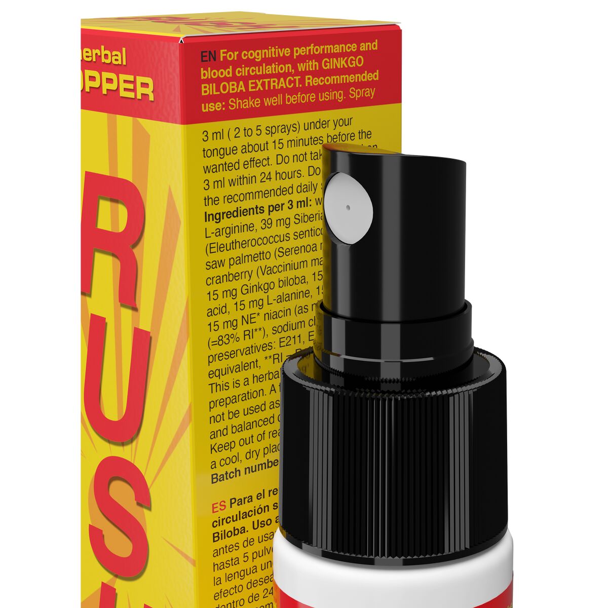 Cobeco Popper À Vaporiser Cobeco Rush Herbal 15 Ml
