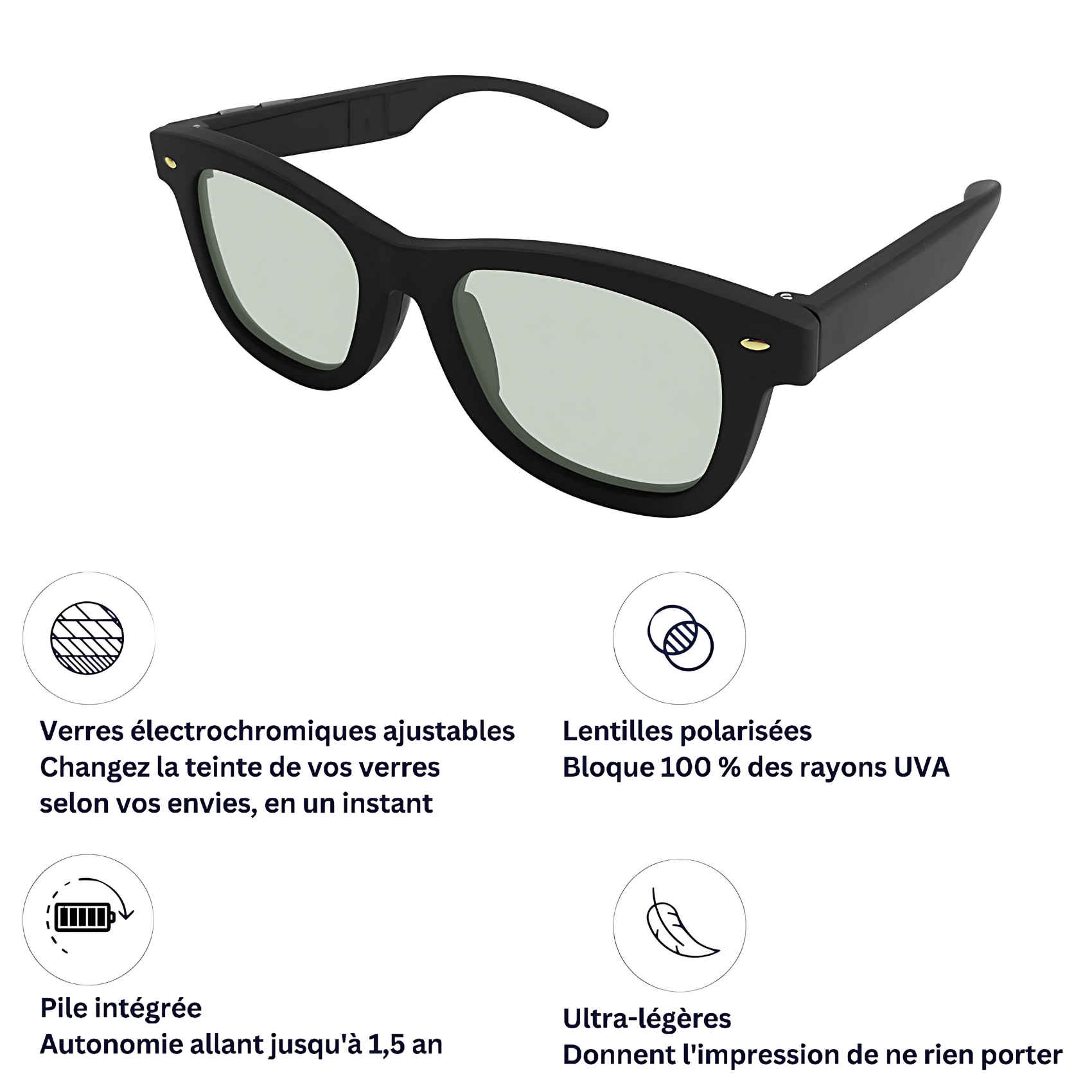 CBN Lunettes de soleil caméléon