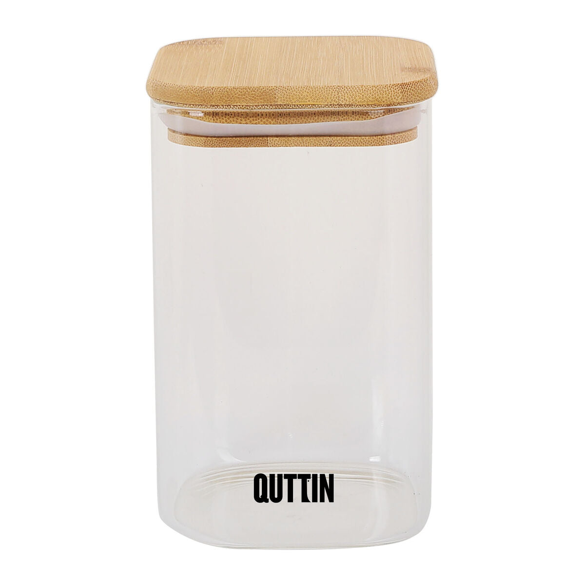 Quttin Récipient De Conservation Des Aliments Quttin Bambou Verre Borosilicaté 720 Ml (12 Unités)