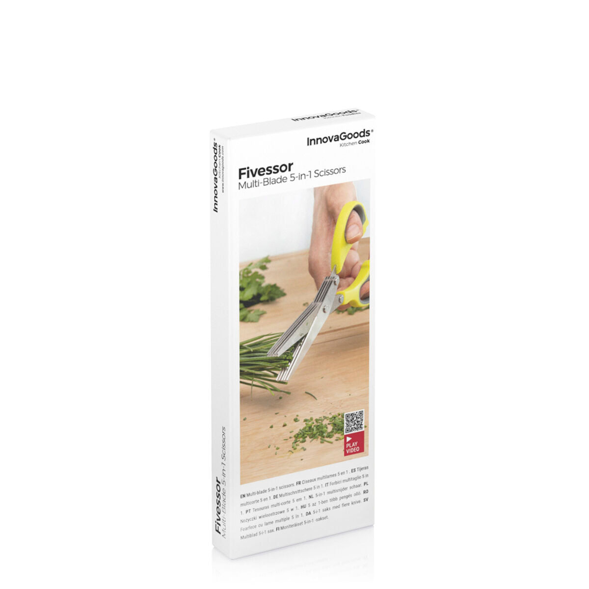 Innovagoods Ciseaux De Cuisine Multi-Coupe 5 En 1 Fivessor Innovagoods