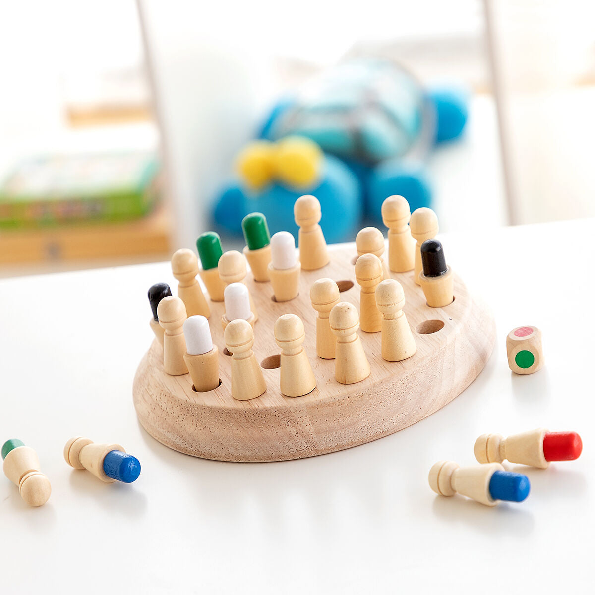 Innovagoods Jeux De Mémoire En Bois Taeda Innovagoods 26 Pièces