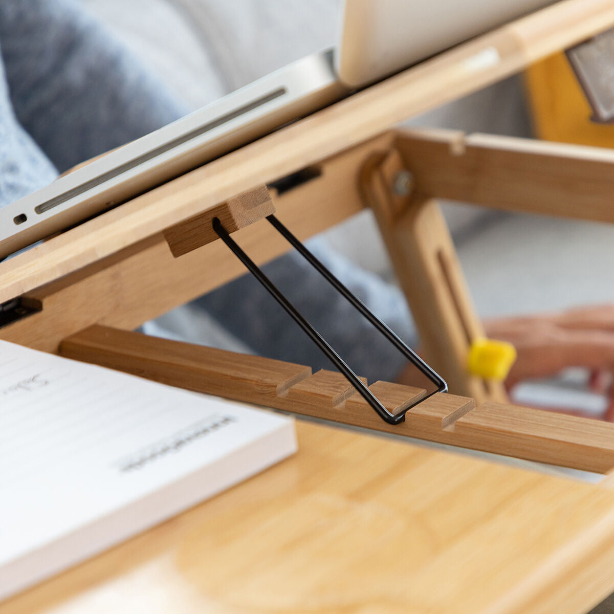 Innovagoods Table Pliante D'appoint En Bambou Lapwood Innovagoods