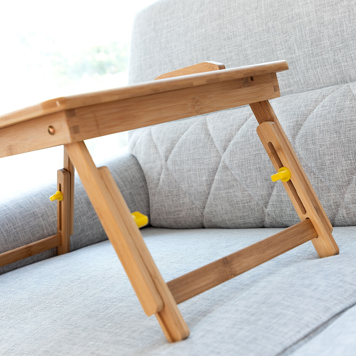 Innovagoods Table Pliante D'appoint En Bambou Lapwood Innovagoods