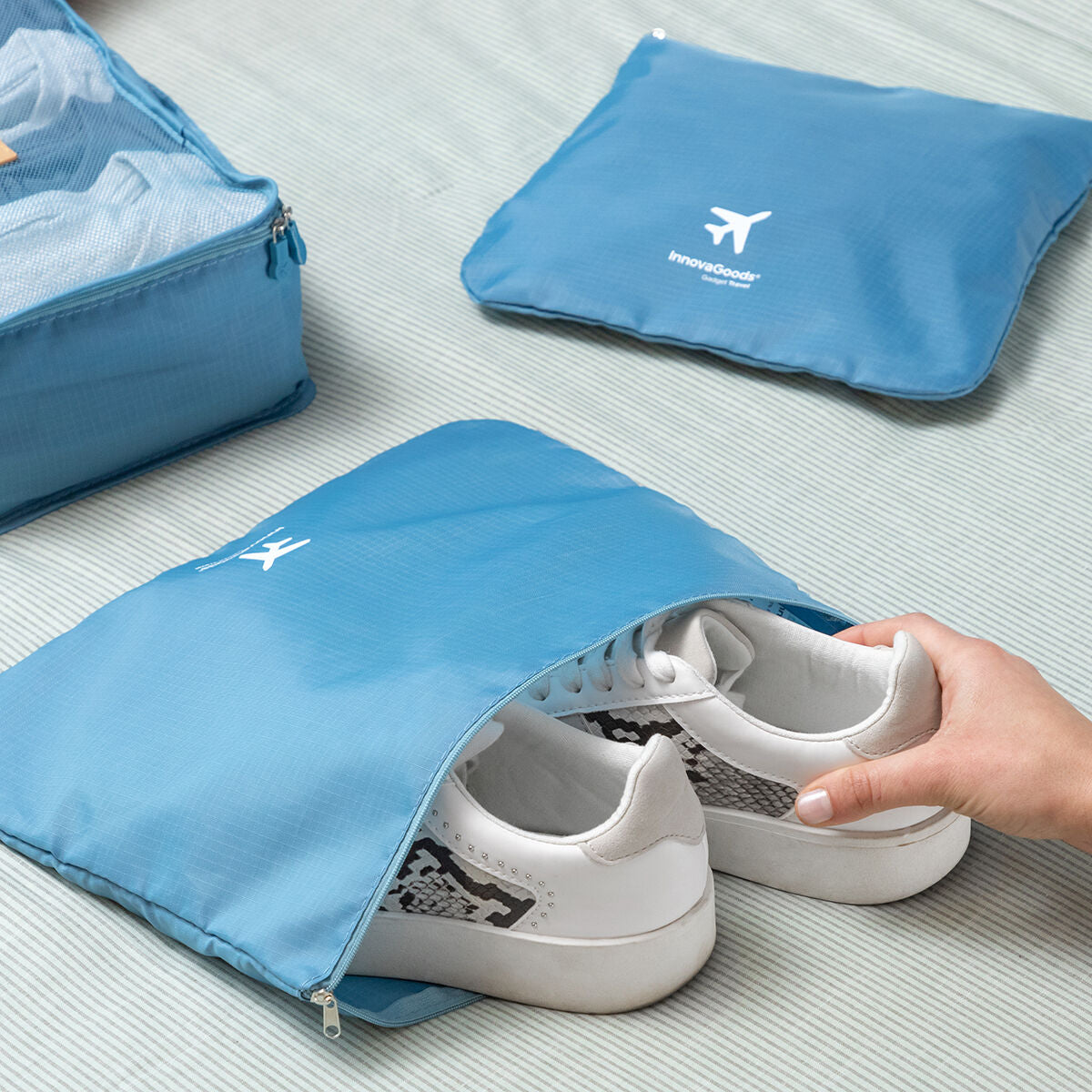 Innovagoods Ensemble De Sacs De Rangement Pour Bagage Luggan Innovagoods 6 Pièces