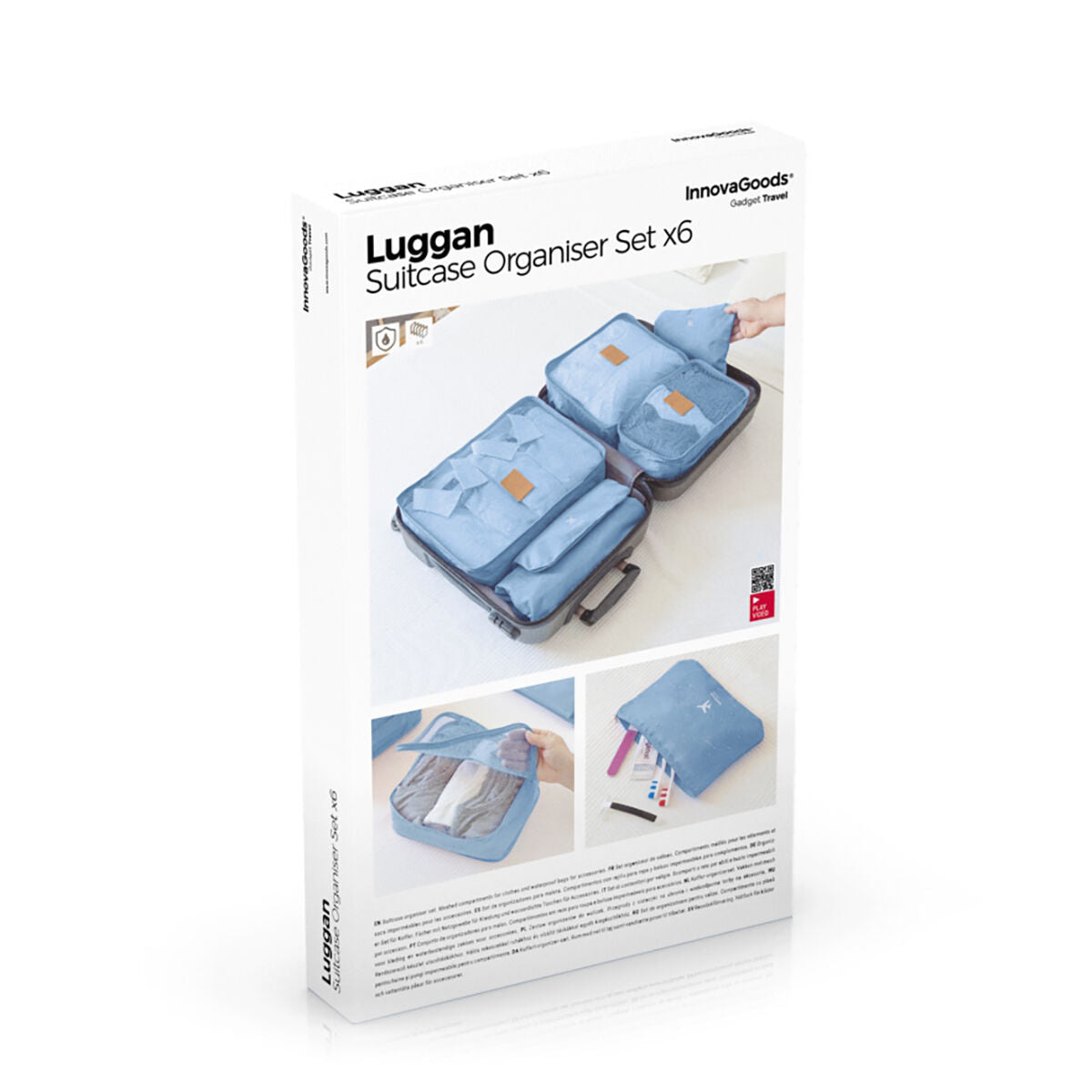 Innovagoods Ensemble De Sacs De Rangement Pour Bagage Luggan Innovagoods 6 Pièces