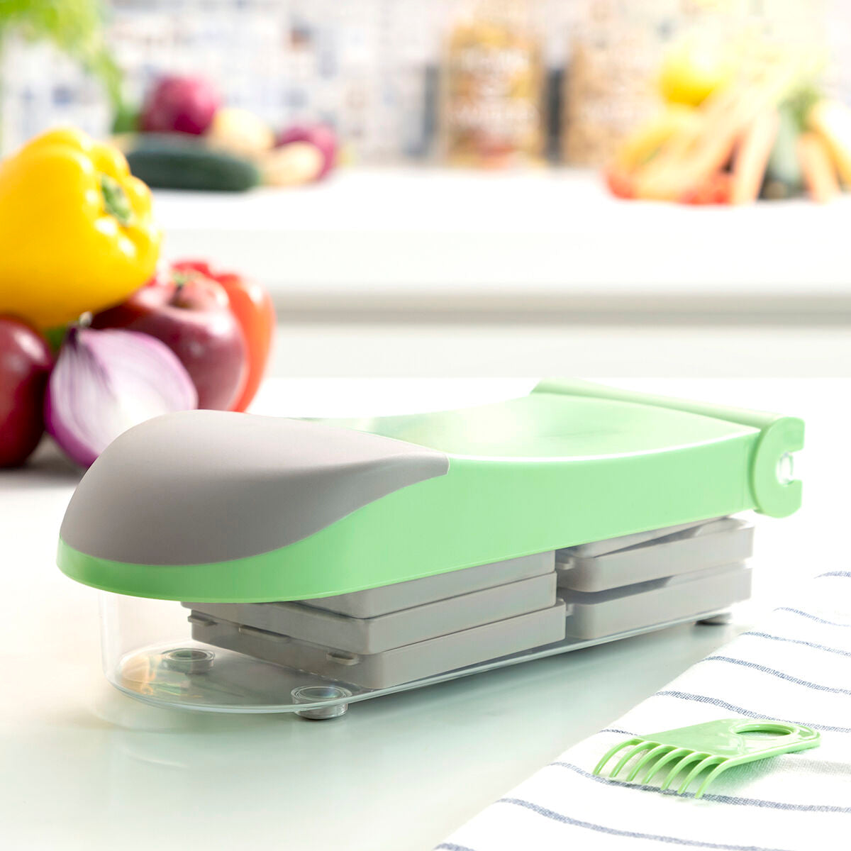 Innovagoods Coupe-Légumes, Râpe Et Mandoline Avec Recettes Et Accessoires 7 En 1 Choppie Expert Innovagoods