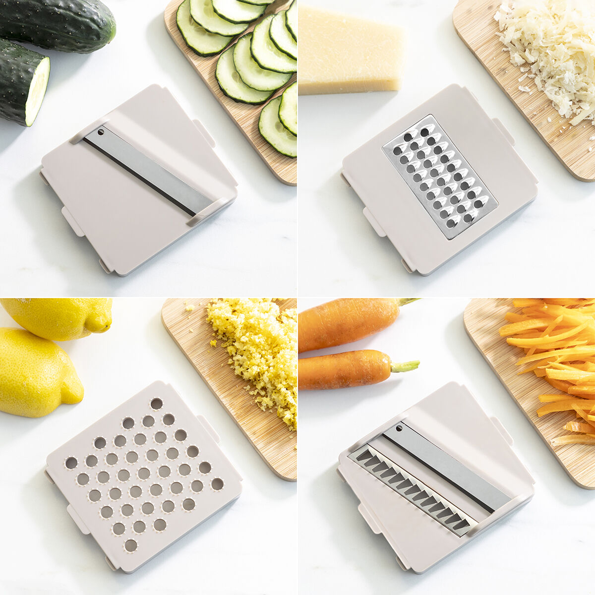 Innovagoods Coupe-Légumes, Râpe Et Mandoline Avec Recettes Et Accessoires 7 En 1 Choppie Expert Innovagoods
