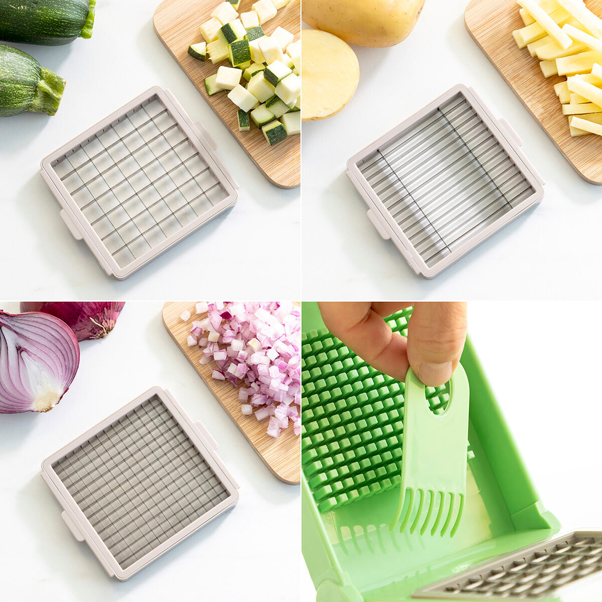 Innovagoods Coupe-Légumes, Râpe Et Mandoline Avec Recettes Et Accessoires 7 En 1 Choppie Expert Innovagoods