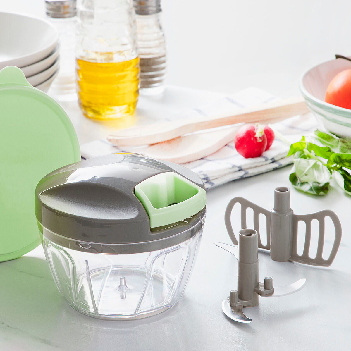 Innovagoods Mini-Hachoir Manuel Avec Cordon Spinop Innovagoods