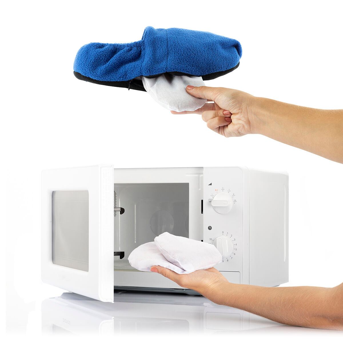Innovagoods Chaussons Chauffants Micro-Ondes Innovagoods Bleu