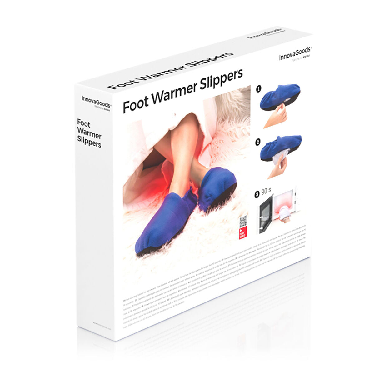 Innovagoods Chaussons Chauffants Micro-Ondes Innovagoods Bleu
