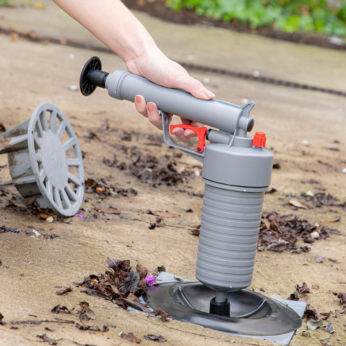 Innovagoods Pistolet Déboucheur À Air Comprimé Universel Avec Adaptateurs Klingun Innovagoods