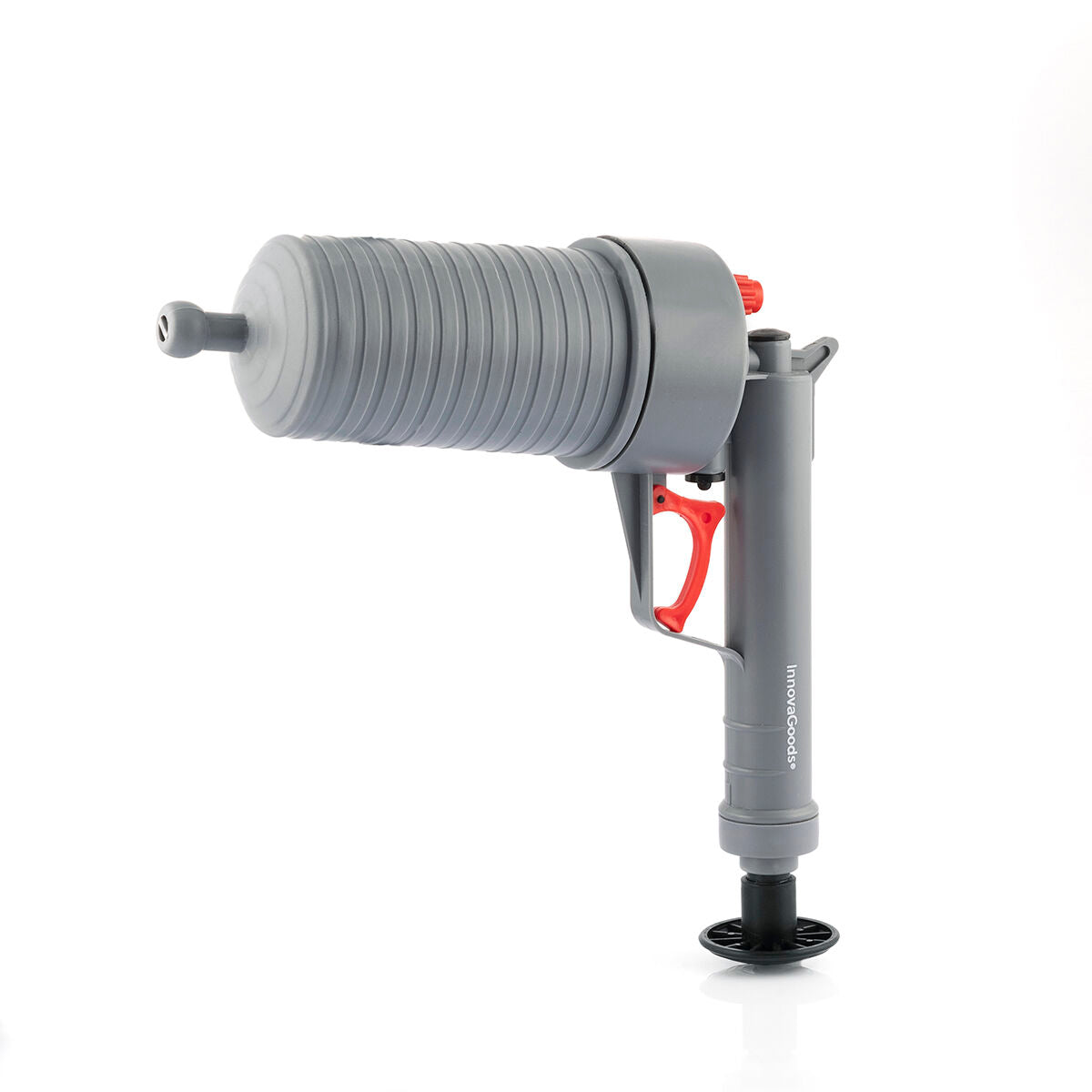 Innovagoods Pistolet Déboucheur À Air Comprimé Universel Avec Adaptateurs Klingun Innovagoods
