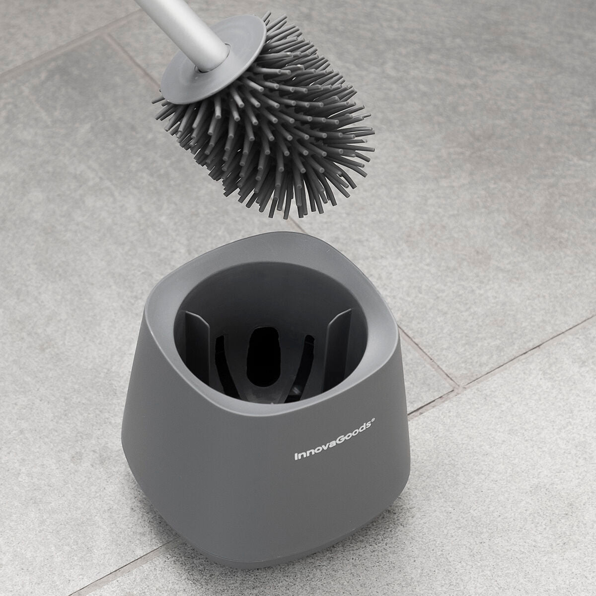 Innovagoods Brosse En Caoutchouc Pour Les Toilettes Kleanu Innovagoods