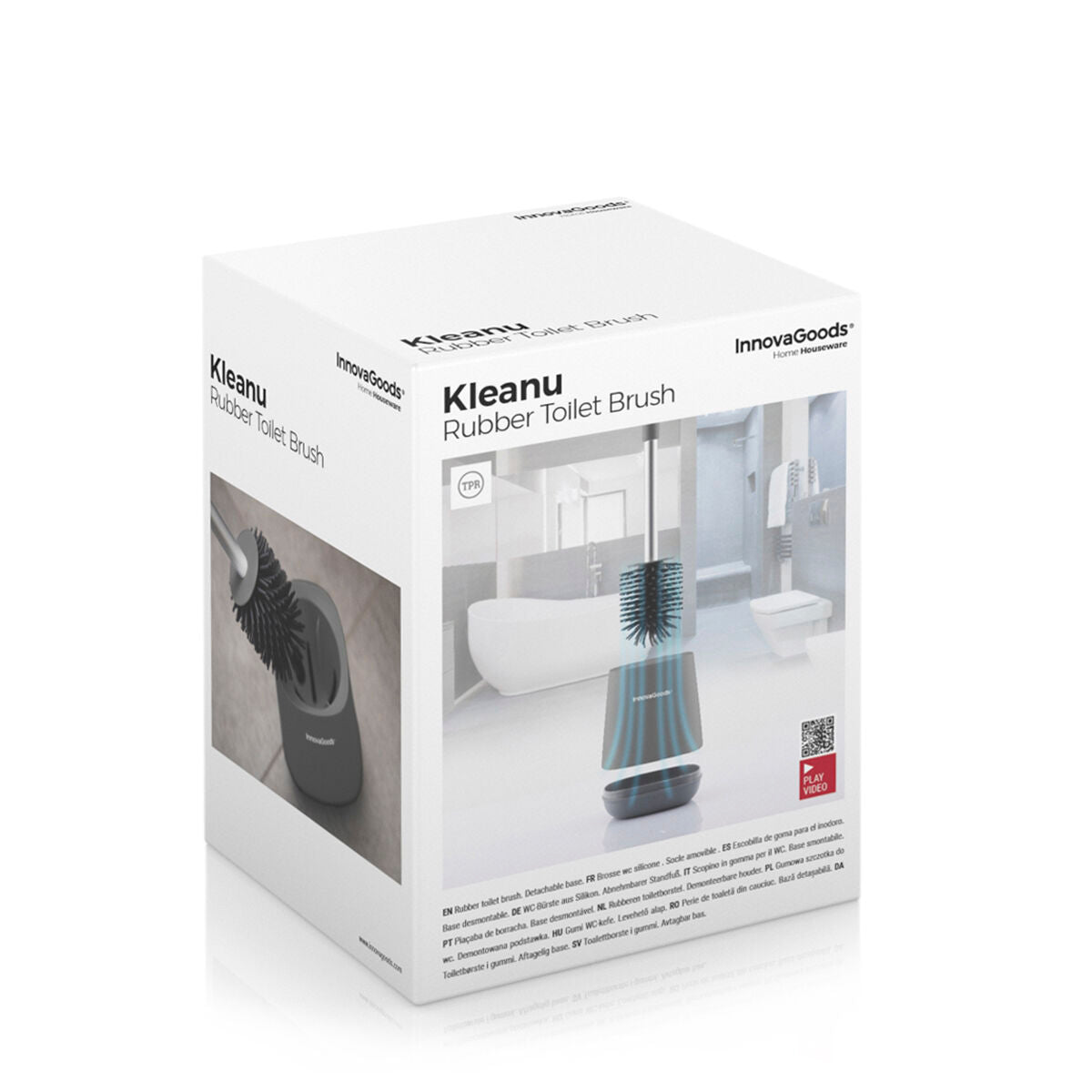 Innovagoods Brosse En Caoutchouc Pour Les Toilettes Kleanu Innovagoods