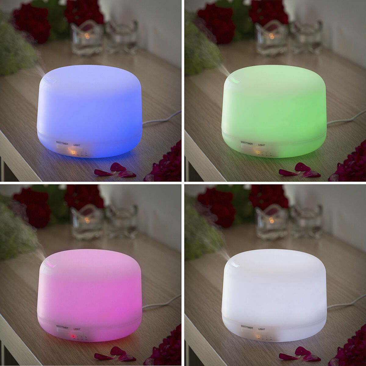 Innovagoods Humidificateur À Diffuseur D'arômes Avec Led Multicolore Steloured Innovagoods