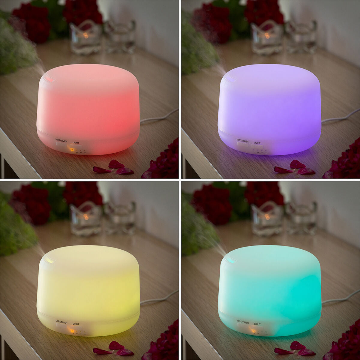 Innovagoods Humidificateur À Diffuseur D'arômes Avec Led Multicolore Steloured Innovagoods