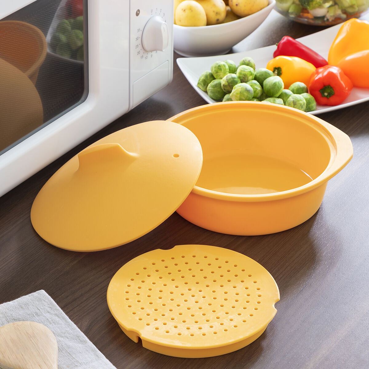 Innovagoods Cuiseur À Vapeur En Silicone Multifonction Avec Recettes Silicotte Innovagoods