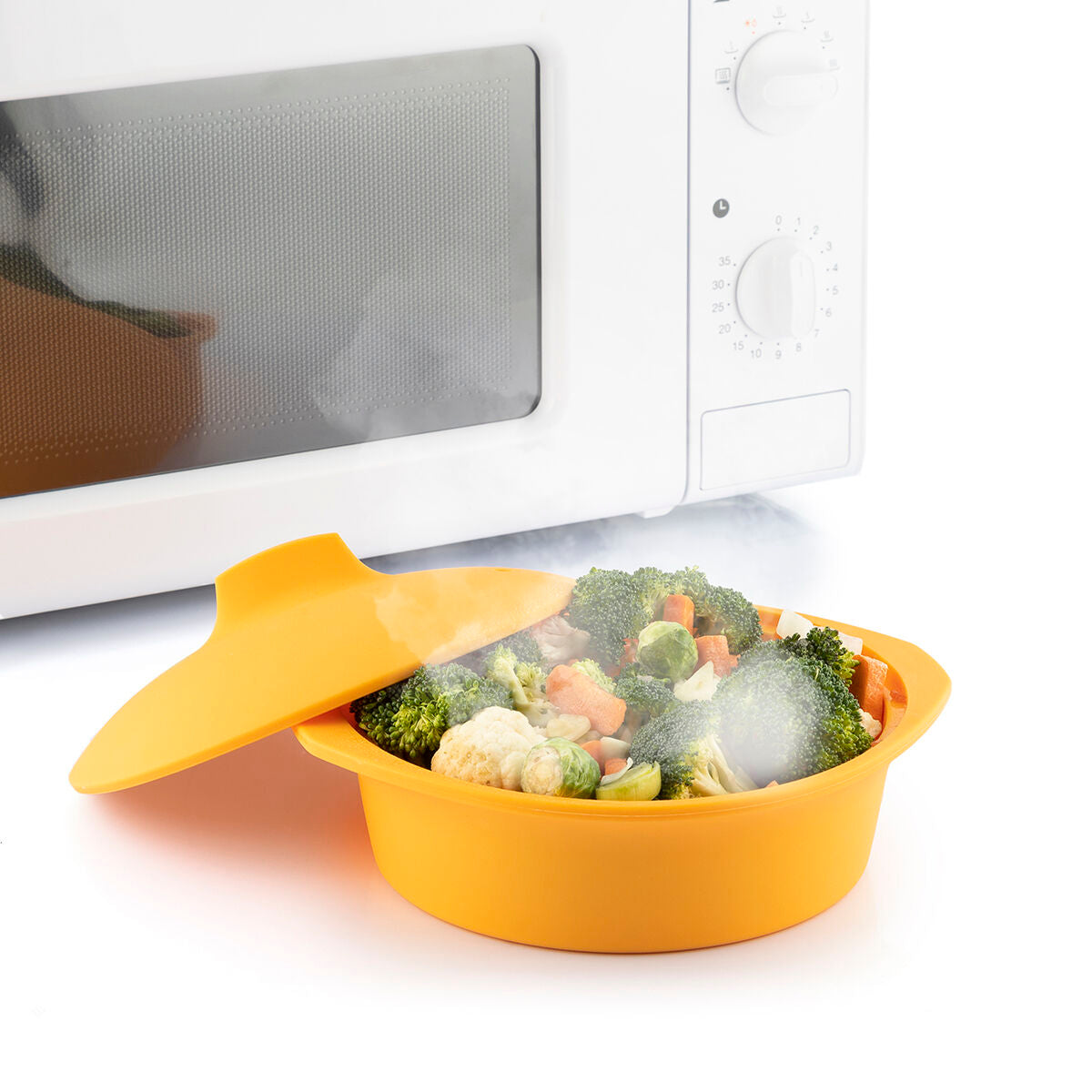 Innovagoods Cuiseur À Vapeur En Silicone Multifonction Avec Recettes Silicotte Innovagoods