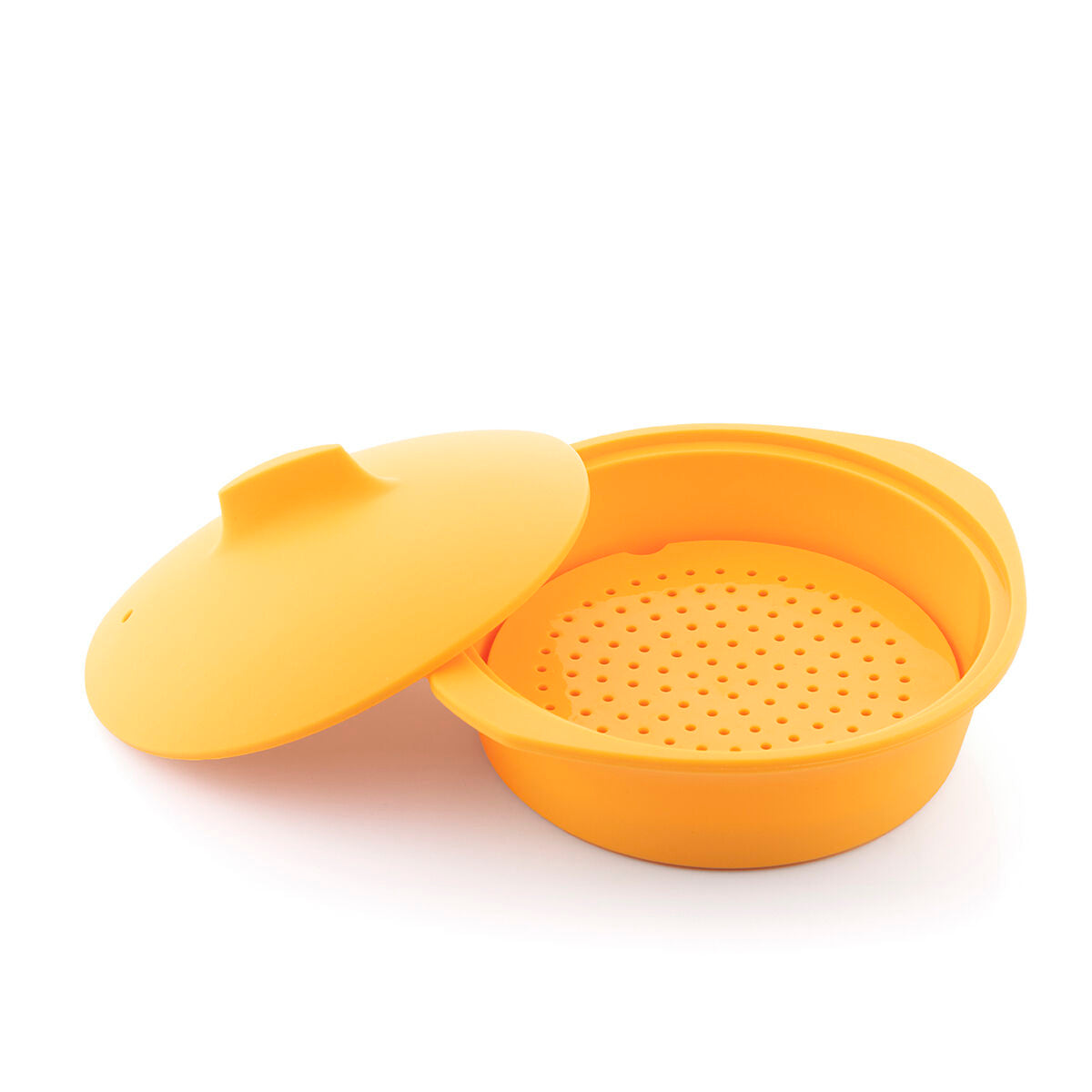 Innovagoods Cuiseur À Vapeur En Silicone Multifonction Avec Recettes Silicotte Innovagoods